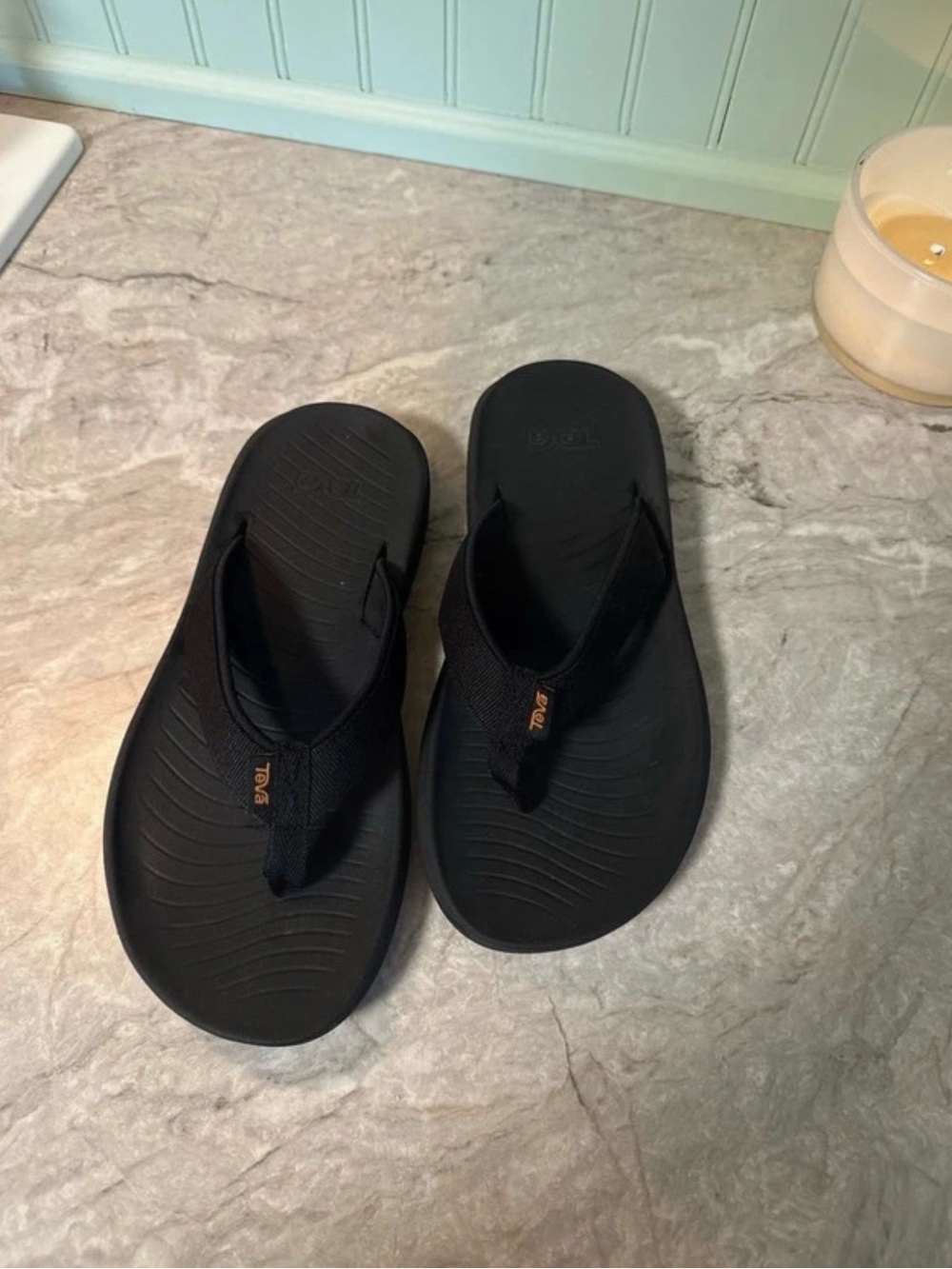 Teva Women’s Black Flip Flop Sandals